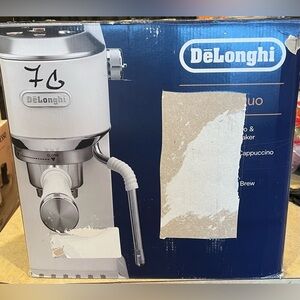 DeLonghi Silver Espresso Machine